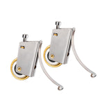 Maxbell 2 Pieces Sliding Screen Door Tandem Roller Sturdy Easily Install Replacement Single Convex Wheel