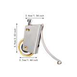 Maxbell 2 Pieces Sliding Screen Door Tandem Roller Sturdy Easily Install Replacement Single Convex Wheel