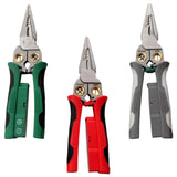 Maxbell Wire Stripper Crimper Wear Resistant Electrical Test Pliers Accessory Sturdy Green