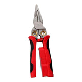 Maxbell Wire Stripper Crimper Wear Resistant Electrical Test Pliers Accessory Sturdy Red