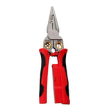 Maxbell Wire Stripper Crimper Wear Resistant Electrical Test Pliers Accessory Sturdy Red