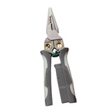 Maxbell Wire Stripper Crimper Wear Resistant Electrical Test Pliers Accessory Sturdy Gray