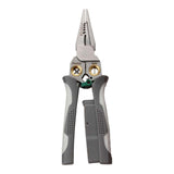 Maxbell Wire Stripper Crimper Wear Resistant Electrical Test Pliers Accessory Sturdy Gray
