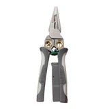 Maxbell Wire Stripper Crimper Wear Resistant Electrical Test Pliers Accessory Sturdy Gray