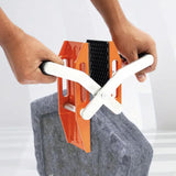 Maxbell Stone Carrying Clamp Unloading Loading Granite Clamp Panel for Quartz Slabs double handed