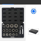 Maxbell Screw Extractor Set Steel Easy Out Bolt Extractor Tool for Repair Car Garage