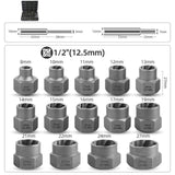 Maxbell Screw Extractor Set Steel Easy Out Bolt Extractor Tool for Repair Car Garage