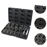 Maxbell Screw Extractor Set Steel Easy Out Bolt Extractor Tool for Repair Car Garage