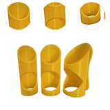 Maxbell 3Pcs Foam Pipe Cutter Tool Cut Foam Tube Wrap Professional Homes Accessories Yellow