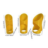 Maxbell 3Pcs Foam Pipe Cutter Tool Cut Foam Tube Wrap Professional Homes Accessories Yellow