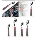 Maxbell Adjustable Self Locking Pipe Wrench Alloy Steel for Auto Repair 6inch