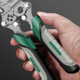 Maxbell Foldable Wire Stripper Multifunctional Trimming Electricians Wrench Function Pointed