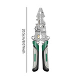 Maxbell Foldable Wire Stripper Multifunctional Trimming Electricians Wrench Function Pointed