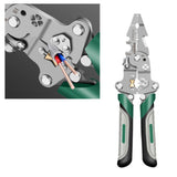 Maxbell Foldable Wire Stripper Multifunctional Trimming Electricians Wrench Function Pointed