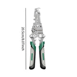 Maxbell Foldable Wire Stripper Multifunctional Trimming Electricians Wrench Function Elbow