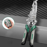 Maxbell Foldable Wire Stripper Multifunctional Trimming Electricians Wrench Function Elbow