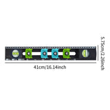 Maxbell Spirit Level Measuring Tool DIY Aluminum Alloy for Home Decoration Carpenter Black Green