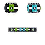 Maxbell Spirit Level Measuring Tool DIY Aluminum Alloy for Home Decoration Carpenter Black Green