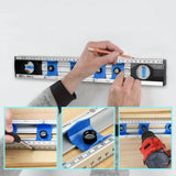 Maxbell Spirit Level Measuring Tool DIY Aluminum Alloy for Home Decoration Carpenter Black Green