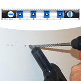 Maxbell Spirit Level Measuring Tool DIY Aluminum Alloy for Home Decoration Carpenter Blue Silvery