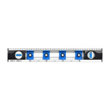 Maxbell Spirit Level Measuring Tool DIY Aluminum Alloy for Home Decoration Carpenter Blue Silvery