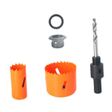 Maxbell Wood Door Lock Hole Saws and Arbor Set Versatile Simple Assembly Accessories Style A