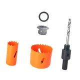 Maxbell Wood Door Lock Hole Saws and Arbor Set Versatile Simple Assembly Accessories Style A