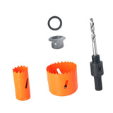 Maxbell Wood Door Lock Hole Saws and Arbor Set Versatile Simple Assembly Accessories Style A