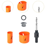 Maxbell Wood Door Lock Hole Saws and Arbor Set Versatile Simple Assembly Accessories Style A