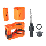 Maxbell Wood Door Lock Hole Saws and Arbor Set Versatile Simple Assembly Accessories Style B
