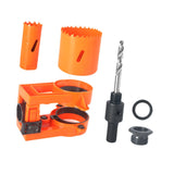 Maxbell Wood Door Lock Hole Saws and Arbor Set Versatile Simple Assembly Accessories Style B