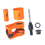 Maxbell Wood Door Lock Hole Saws and Arbor Set Versatile Simple Assembly Accessories Style B