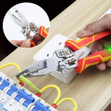 Maxbell Wire Stripper Hand Tool Easy to Use Splitting Crimping Clamping Cable Cutter