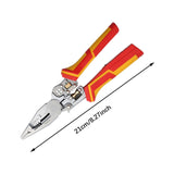 Maxbell Wire Stripper Hand Tool Easy to Use Splitting Crimping Clamping Cable Cutter