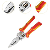 Maxbell Wire Stripper Hand Tool Easy to Use Splitting Crimping Clamping Cable Cutter