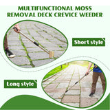 Maxbell Manual Crevice Weeding Brush Crevice Cleaning Tool for Driveway Cracks Decks