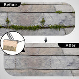 Maxbell Manual Crevice Weeding Brush Crevice Cleaning Tool for Driveway Cracks Decks