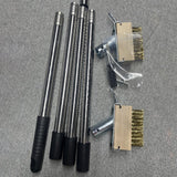 Maxbell Manual Crevice Weeding Brush Crevice Cleaning Tool for Driveway Cracks Decks