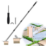 Maxbell Manual Crevice Weeding Brush Crevice Cleaning Tool for Driveway Cracks Decks