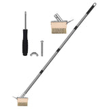 Maxbell Manual Crevice Weeding Brush Crevice Cleaning Tool for Driveway Cracks Decks