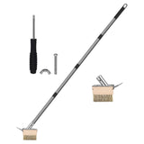 Maxbell Manual Crevice Weeding Brush Crevice Cleaning Tool for Driveway Cracks Decks