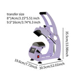 Maxbell Cap Heat Press Machine 0-250 Degrees Celsius Professional with Cap Stretcher