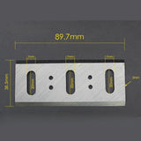 Maxbell 2Pcs Electric Planer Blades Portable Professional Practical Woodworking Tool