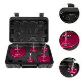 Maxbell 5 Pieces PVC Pipe Reamer Kit Multipurpose Easy to Use Professional Accessory