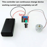 Maxbell 5Pcs PWM DC Motor Speed Controller DC 5-35V Professional Governor Controller