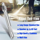 Maxbell Pressure Washer Long Range Chemical Nozzle Power Washer Accessories Replaces