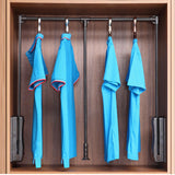 Maxbell Pull Down Closet Rod Easy to Install Adjustable Lift Wardrobe Rail