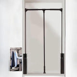 Maxbell Pull Down Closet Rod Easy to Install Adjustable Lift Wardrobe Rail