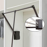 Maxbell Pull Down Closet Rod Easy to Install Adjustable Lift Wardrobe Rail