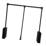 Maxbell Pull Down Closet Rod Easy to Install Adjustable Lift Wardrobe Rail